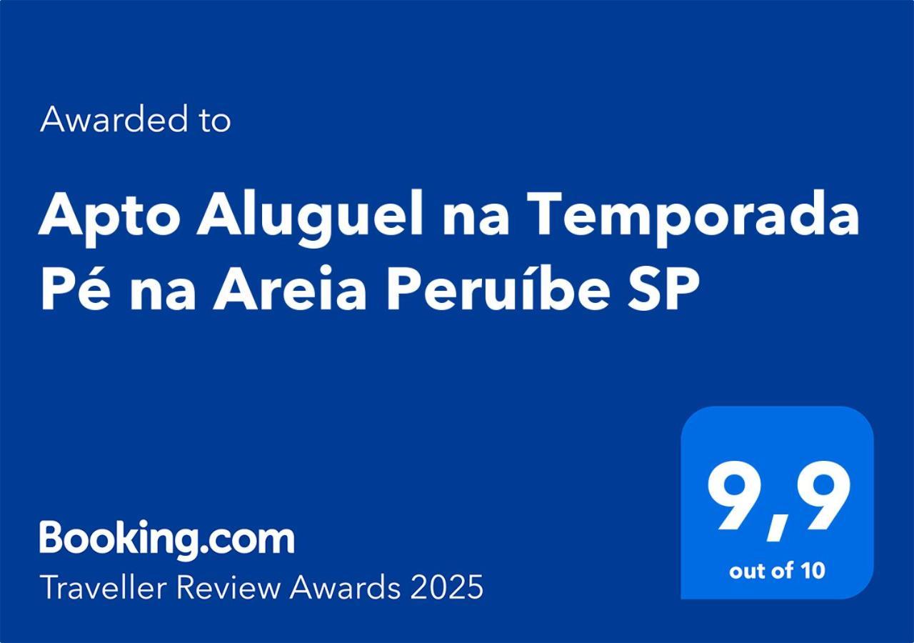Apto Aluguel Na Temporada Pe Na Areia Peruibe Sp Ngoại thất bức ảnh
